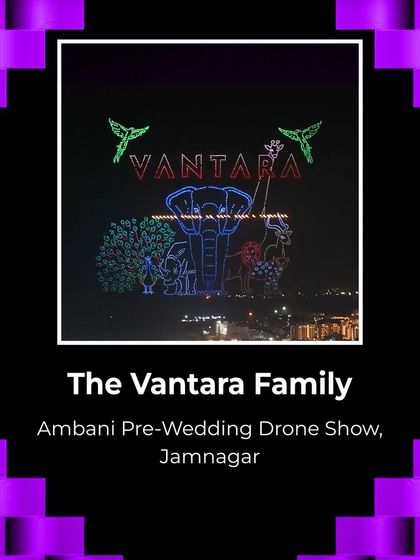 A "BotLab Wrapped" highlight of the Vantara Family show at the Ambani Pre-Wedding, one of our most talked-about performances of the year.