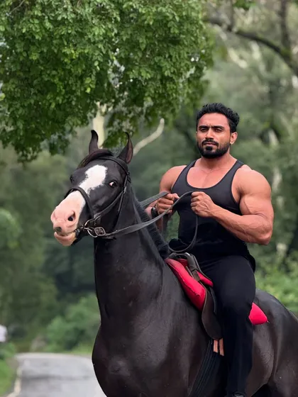 Alhamdulillah. On a horse, feeling powerful. Strength comes in many forms.