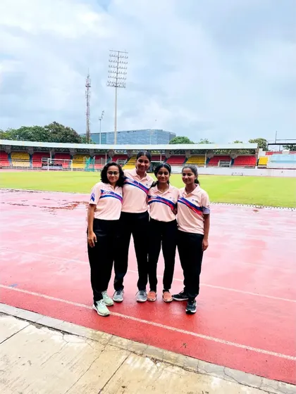 Our players at a Hockey India Match Officials Education & Development Plan in Pune. We encourage our players to learn all aspects of the game, including officiating.