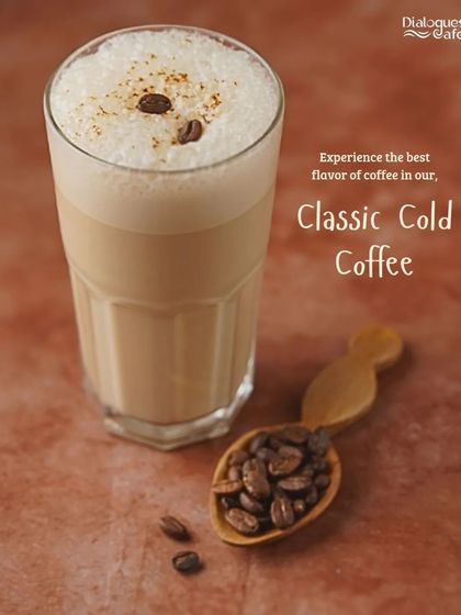 Our classic cold coffee is a timeless favorite. Made with our special blend of beans, it's creamy, refreshing, and has that perfect coffee kick.