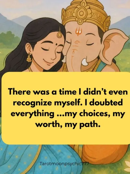 "There was a time I didn't even recognize myself. I doubted everything... my choices, my worth, my path." This is a raw and honest look at a period of deep self-doubt I went through.