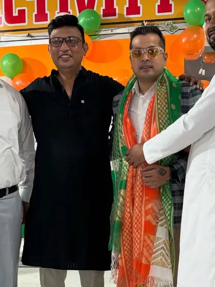 A group photo with our respected guests and instructors during the Independence Day celebration, a day of pride for our nation and our dojo.