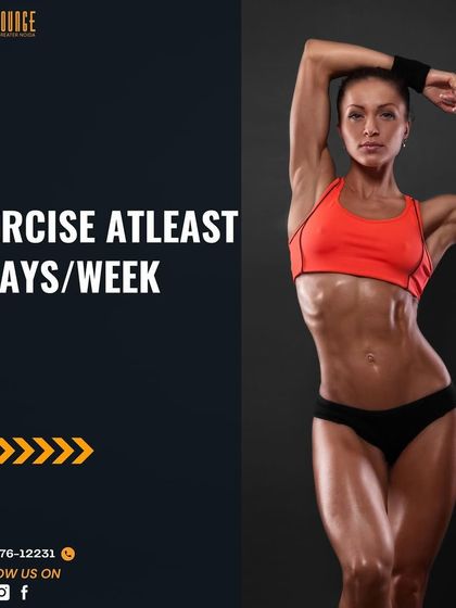 A simple but powerful tip for anyone starting their fitness journey. Consistency is key, and exercising at least three days a week will help you build momentum and see results.