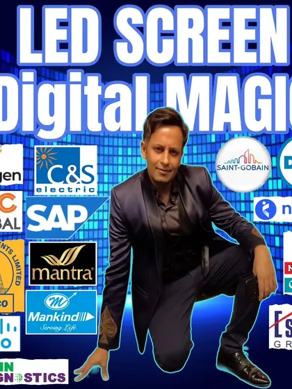 A collage of some of the amazing brands I've worked with, all of whom have experienced my LED screen digital magic. Have you experienced it yet?