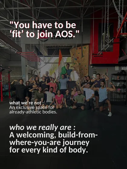 You don't have to be 'fit' to start with us. We are not an exclusive club for athletes. We are a starting point for every kind of body, offering a welcoming journey where we meet you exactly where you are today.