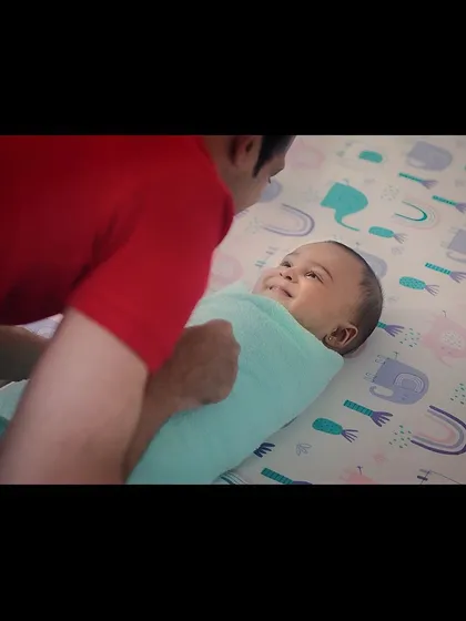 This was a beautiful, tender moment captured for the baby care ad. Working with infants requires a lot of patience and gentleness, skills I've developed over several shoots.