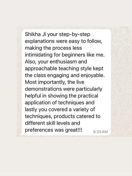 Shikha Agarwal - Personal Self-Makeup Classes Hear From My Students photo 58