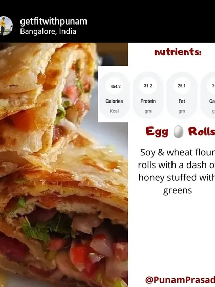 Smart snacking is key to avoiding unhealthy cravings. An egg roll like this one, made with soy and wheat flour and stuffed with greens, is a perfect example of a quantified, satisfying, and healthy option.