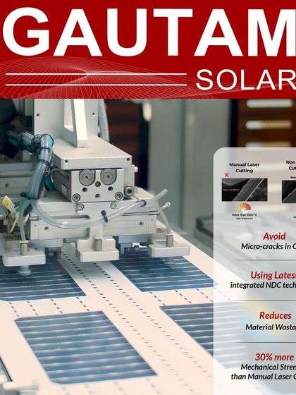 Compared to manual laser cutting, our integrated Non-Destructive Cutting (NDC) technology provides 30% more mechanical strength. This advanced method avoids micro-cracks in cells and reduces material wastage, ensuring a superior final product.