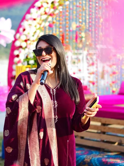 The pure joy of hosting. I bring my full energy to every wedding, making sure the celebration is as exciting for the guests as it is for the couple.