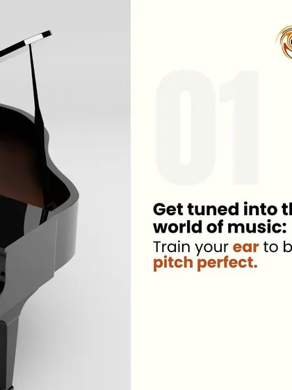 Learning piano helps you get tuned into the world of music and trains your ear to be pitch-perfect.