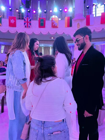 In conversation with Sonakshi Sinha and other guests. A good host knows how to navigate a room, engage with VIPs, and ensure everyone feels included.