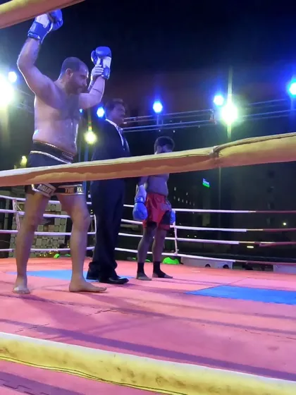 The moment the referee raises your hand. There is no feeling like it. All the hard work pays off.