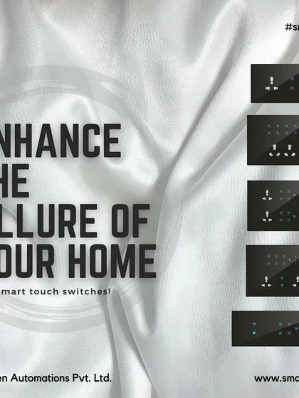 Enhance the allure of your home with our smart touch switches. These panels are designed to integrate seamlessly into your decor while providing the advanced functionality of a fully connected home.