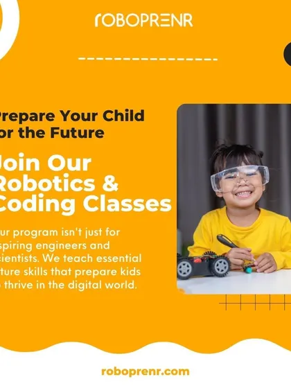 Prepare your child for the future by joining our robotics and coding classes. We teach essential skills that prepare kids to thrive in the digital world.