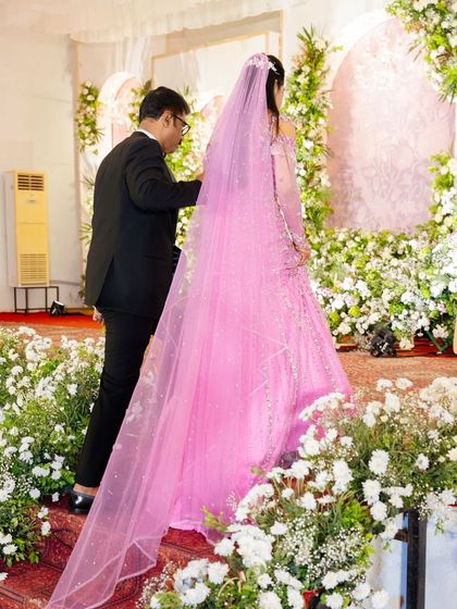 Further images showcasing my collection of modern gowns and lehengas. These photos provide different angles and details of each unique design, from romantic pre wedding shoots to elegant reception looks.