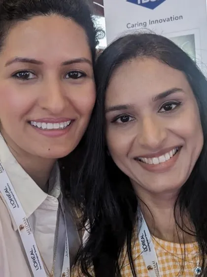 Conferences are not just about learning, but also about connecting with friends and colleagues who share the same passion. A happy selfie moment during the Meidam conference in Dubai.