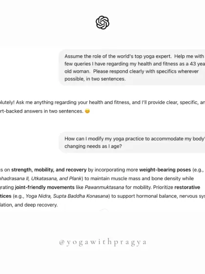 Pragya Bhatt - Therapeutic Yoga My Yoga Journey & Philosophy photo 6