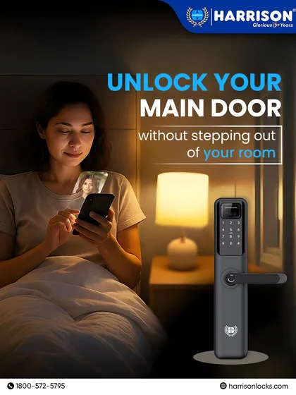 Imagine unlocking your front door without leaving the comfort of your room. With our mobile app control, you can grant access from anywhere, combining modern convenience with total control over your home's security.