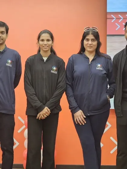 Various moments capturing Pullela Gopichand's presence at our events, interacting with partners, students, and our team.