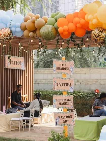 We designed dedicated activity zones and play areas, including a ball pit, slides, a mini train, and art stations, ensuring hours of entertainment for the children.