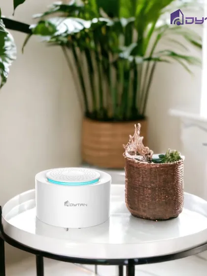 This is my Smart Core system, a wireless gateway that connects and controls a wide range of smart switches and sensors, allowing for personalized rules, scenes, and voice control.