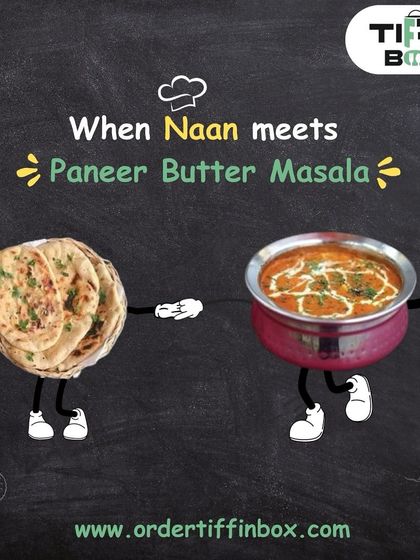 When Naan meets Paneer Butter Masala, it's a match made in food heaven. This classic combination is a favorite for a reason. Order this perfect pair now!