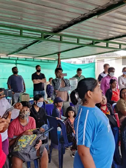 The atmosphere at our tournaments is electric, thanks to the amazing support from parents, family, and friends. We provide a dedicated seating area for spectators to cheer on the players.