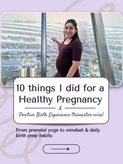 A healthy pregnancy and positive birth come from small, consistent habits. Here are 10 things I did, broken down by trimester.