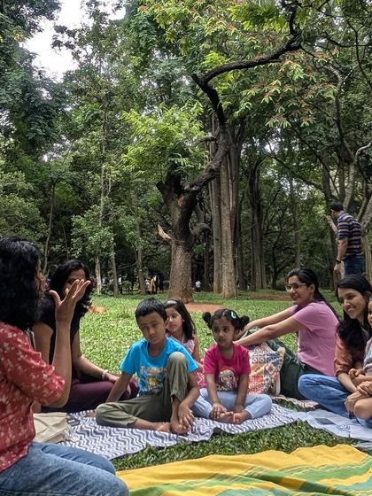 Candid shots from our 'Bounty of Chillies' session. You can see the mix of listening, interacting, and the occasional distraction, which is all part of the fun.