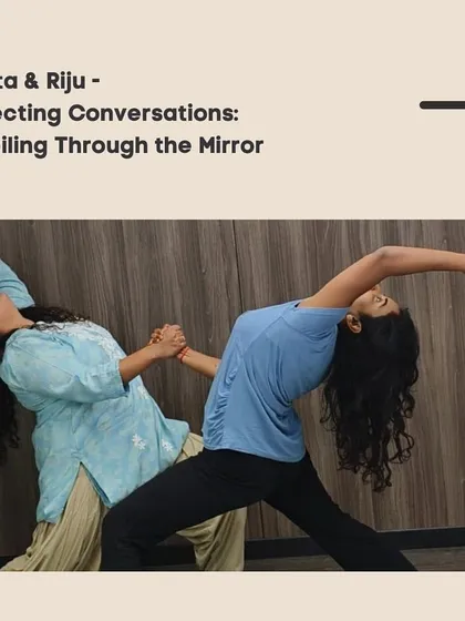 Meet Ankita & Riju, who presented "Reflecting Conversations" at Uncut Chapter 1.