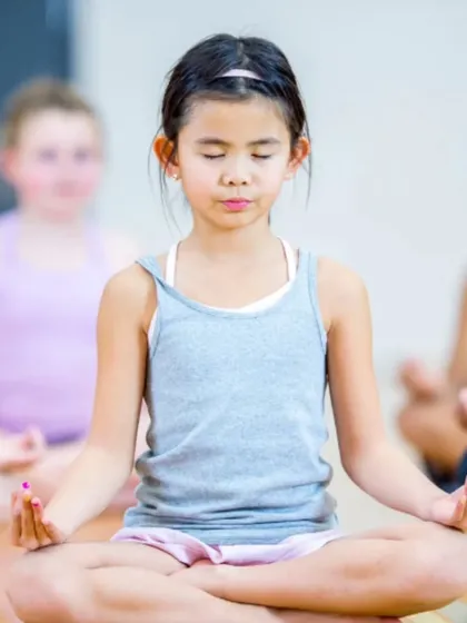 A moment of pure calm. We guide children to find this inner peace through simple, accessible meditation, helping them build focus and emotional resilience from an early age. This is the foundation of the stress reduction techniques for teens that we teach.