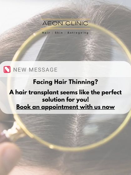 If you're facing hair thinning, a hair transplant can be the perfect solution. We encourage you to book an appointment for a proper consultation with our doctors.