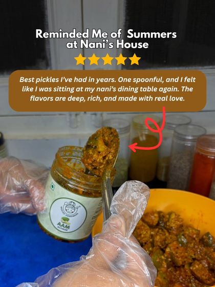 "One spoonful, and I felt like I was sitting at my nani's dining table again." Reviews like this are what make all our hard work worth it.