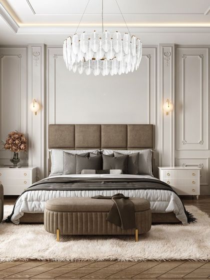 Houzlook - Full Home Interior Design & Turnkey Execution Serene & Stylish Bedrooms photo 14