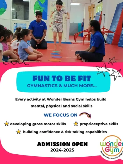 Being fit should be fun. This image captures the energy of our group classes and outlines our core focus on developing motor skills, confidence, and proprioceptive abilities in a playful, non-competitive setting.
