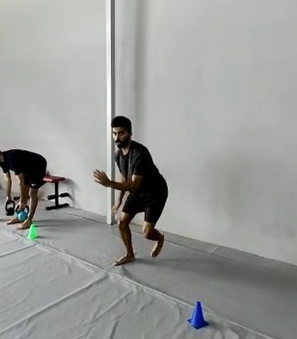 Agility drills using cones are part of our comprehensive S&C programs.