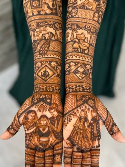 Intricate Bridal Mehndi (Hands & Arms) photo 26