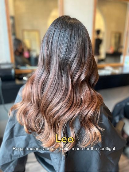 Inspired by the Leo sign, this regal and radiant color is made for the spotlight. The dramatic red-brown blend is perfect for a fire sign.