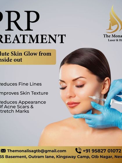 Experience an absolute skin glow from the inside out with our PRP treatment. This procedure helps reduce fine lines, improves skin texture, and reduces the appearance of acne scars and stretch marks.