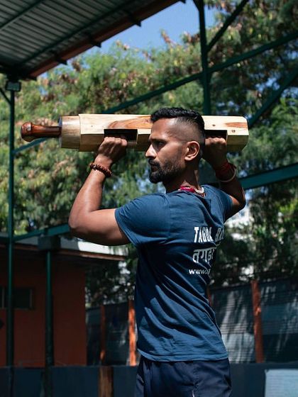 Another shot of our community member with the Samtola. The strength and stability he is building here will translate directly into everyday life.