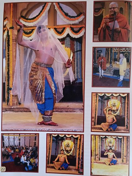 A collage from my performance at the Radha Kund in Mathura, featured in Vrindavan Today magazine. Performing this piece on the very ground where the legend originates was a humbling and overwhelming experience, connecting my research directly to its sacred source.
