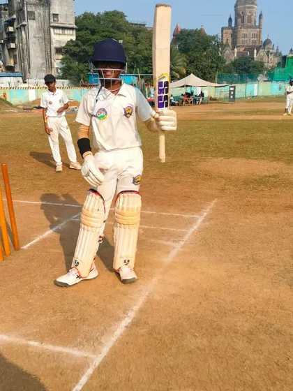 Parth Rane after his explosive innings of 64 runs from just 32 balls. This kind of aggressive, smart batting is what we practice in the nets.