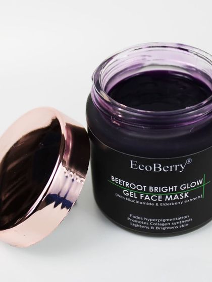 A new launch. Have you ever heard of a Beetroot Gel Face Mask? It's designed to fade hyperpigmentation and brighten skin.