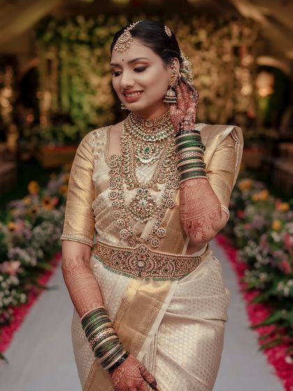 Shwetha Mahadev - Bridal Makeup Artistry Traditional South Indian Muhurtham Looks photo 74