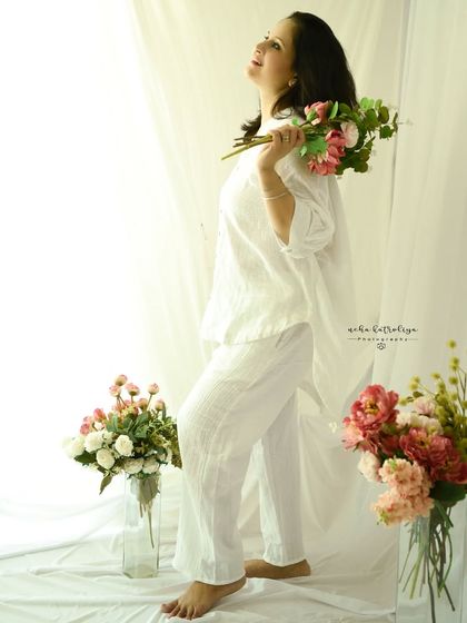 Another pose from my "Self Love" series, capturing a moment of quiet reflection and gratitude.