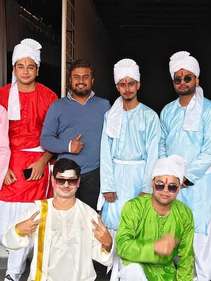 Another costume set from the Vatika corporate show, showcasing a colorful and traditional Maharashtrian theme. My production services include sourcing a variety of costumes for different acts.