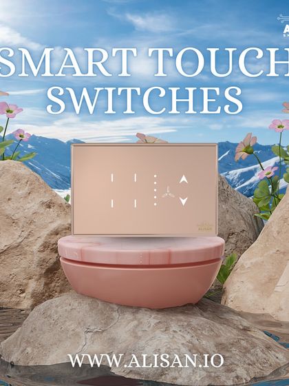 Our smart touch switches are designed to be as beautiful as they are functional. Here, a Champagne Gold panel sits like a piece of art, ready to control your lights, fans, and appliances with just a tap.
