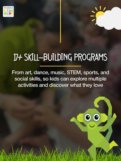 With over 17 skill-building programs, from art and dance to STEM and sports, kids can explore multiple activities and discover what they truly love.