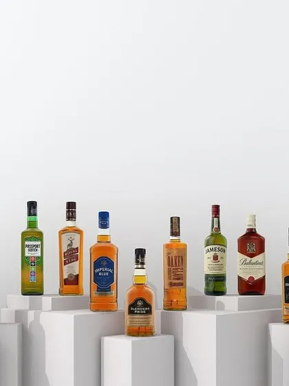From sketch to reality. This massive group shot for Pernod Ricard features their entire portfolio on a custom-built, multi-level white set. It was a huge logistical and lighting challenge to ensure every single bottle looked perfect.